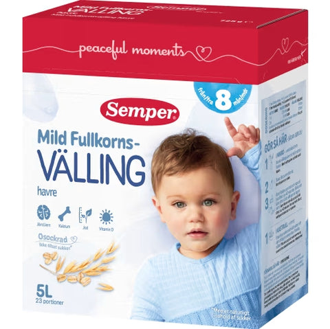 Semper Fullkornsvalling mild 8 man 5L