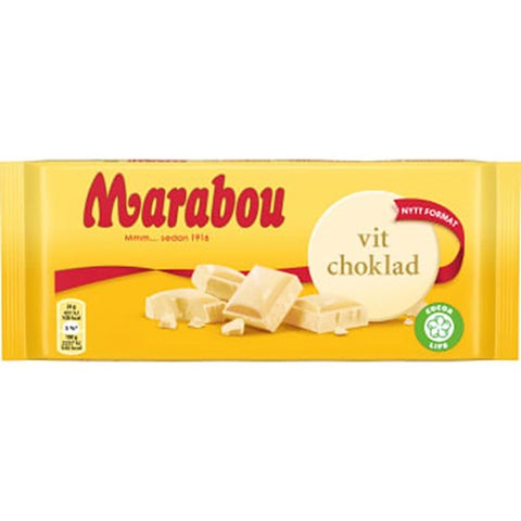 Marabou Vit choklad 180g