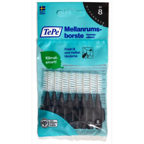 TePe Mellanrumsborste Original 1,5 mm Svart 8 st