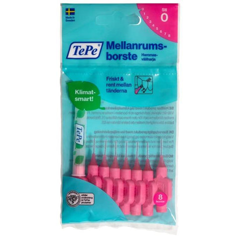 TePe Mellanrumsborste Original 0,4 mm Rosa 8 st