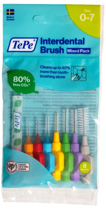 TePe Mellanrumsborste Mixpack