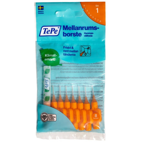TePe Mellanrumsborste Original 0,45 mm Orange 8 st