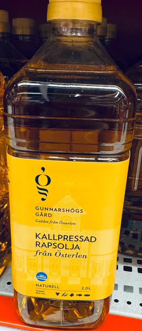 Gunnarshogs Gard Kallpressad Rapsolja 2L