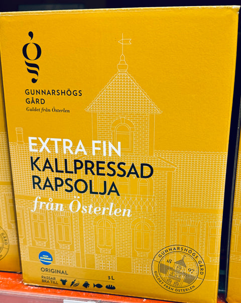 Gunnarshogs Gard Kallpressad Rapsolja 3L