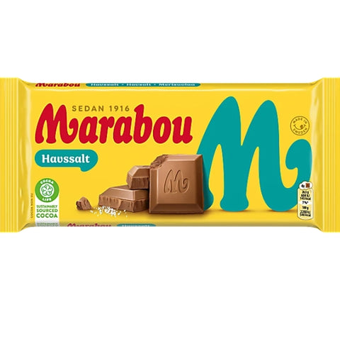 Marabou Mjolkchoklad Havssalt 185g