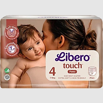 Libero Touch 4 Byxblojor (7-10 kg) Pant diaper 29 st