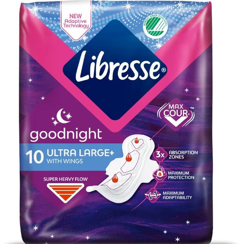 Libresse Goodnight Ultra Large bindor 10 st