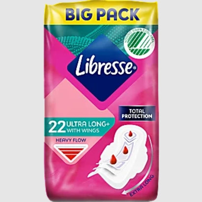 Libresse Wing Ultra long+ bindor 22 st