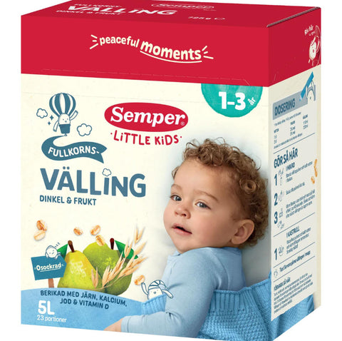 Semper Fullkornsvalling Dinkel & frukt 1-3 ar 5L