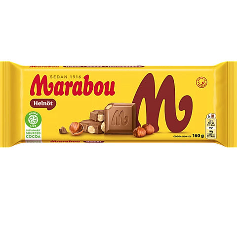 Marabou Mjolkchoklad Helnot 160g