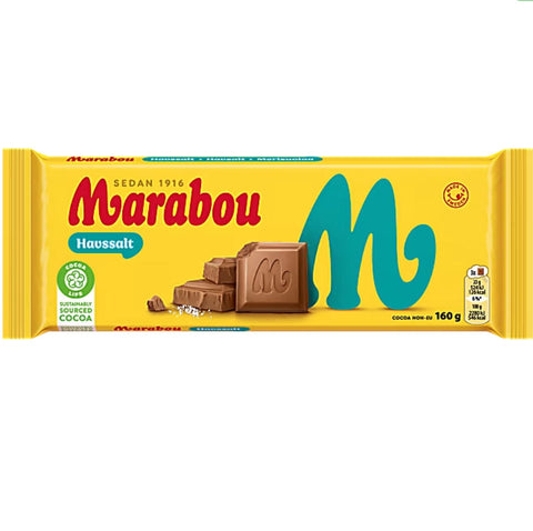 Marabou Mjolkchoklad Havssalt 160g