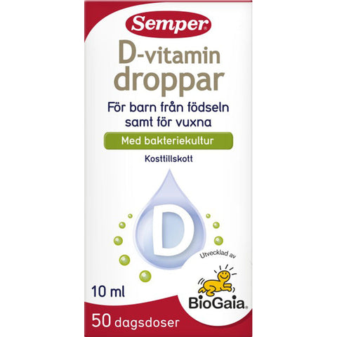 Semper D-vitamindroppar 10 ml