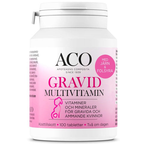 ACO Gravid Multivitamin 100 tabletter
