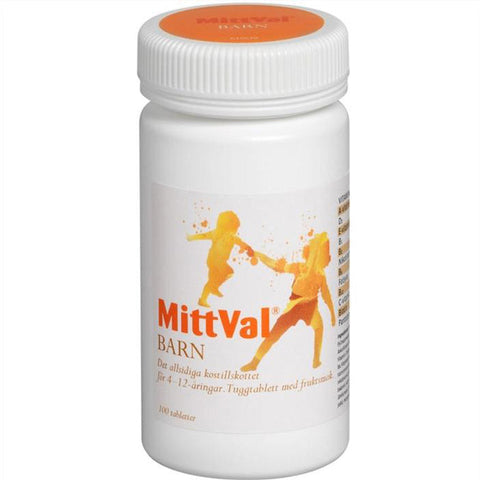 MittVal Barn 100 tuggtabletter