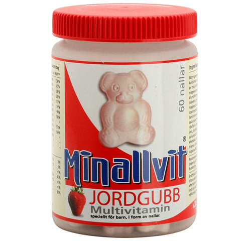 Minallvit Jordgubb 60 st
