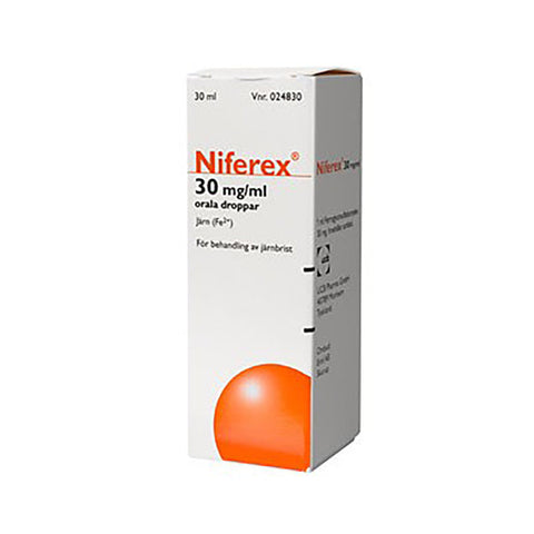 Niferex orala droppar 30 mg/ml, 30 ml