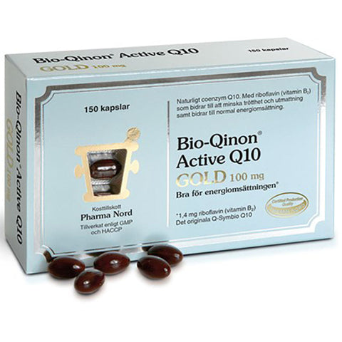 Pharma Nord Bio-Qinon Active Q10 Gold 100 mg 150 kapslar