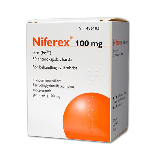 Niferex enterokapsel 100mg 50st