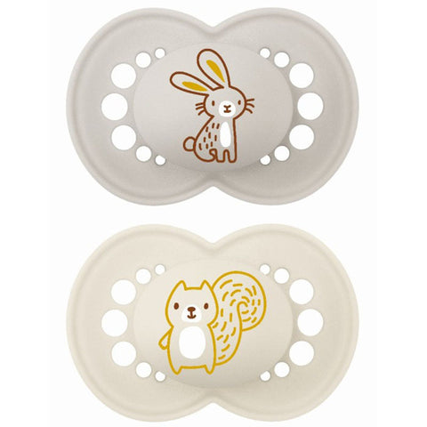 MAM Original 6-16m Silikon Neutral 2 st