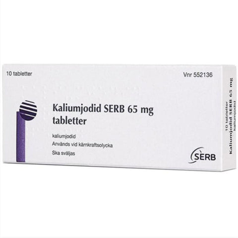 Kaliumjodid SERB tablett 65 mg 10 st
