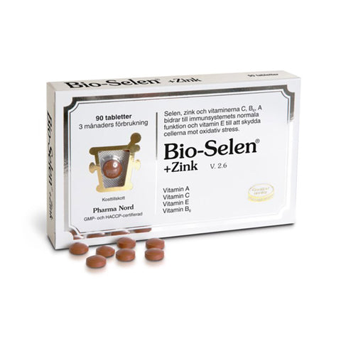 Pharma Nord Bio-Selen+Zink 90 tabletter